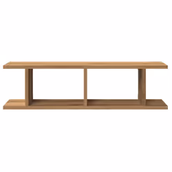 vidaXL 2x Wall Shelf Wall-Mounted Shelf Hanging Floating Shelf Engineered Wood - artisan oak, 75 x 18 x 20 cm - Additional view 4