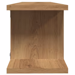 vidaXL 2x Wall Shelf Wall-Mounted Shelf Hanging Floating Shelf Engineered Wood - artisan oak, 75 x 18 x 20 cm - Additional view 5