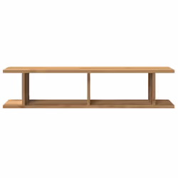 vidaXL 2x Wall Shelf Wall-Mounted Shelf Hanging Floating Shelf Engineered Wood - artisan oak, 90 x 18 x 20 cm - Additional view 4