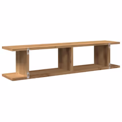 vidaXL 2x Wall Shelf Wall-Mounted Shelf Hanging Floating Shelf Engineered Wood - artisan oak, 90 x 18 x 20 cm - Additional view 6