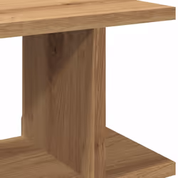 vidaXL 2x Wall Shelf Wall-Mounted Shelf Hanging Floating Shelf Engineered Wood - artisan oak, 90 x 18 x 20 cm - Additional view 7