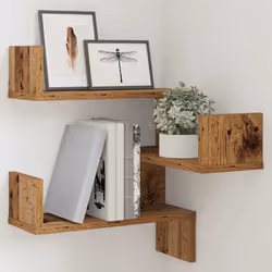 VidaXL 856606 shelve Wood - Additional view 4