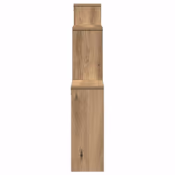 vidaXL Wall Cube Shelf Hanging Wall-Mounted Floating Shelf Engineered Wood - artisan oak - Additional view 4