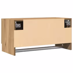 vidaXL Wardrobe Chipboard Home Hanging Shelf Clothes Organiser Multi Colours - artisan oak - Additional view 5