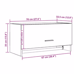 vidaXL Wardrobe Chipboard Home Hanging Shelf Clothes Organiser Multi Colours - artisan oak - Additional view 9