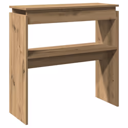 vidaXL Console Table Hallway Accent Couch Table End Side Table Engineered Wood - artisan oak