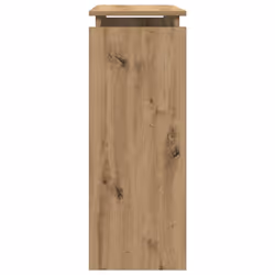 vidaXL Console Table Hallway Accent Couch Table End Side Table Engineered Wood - artisan oak - Additional view 4