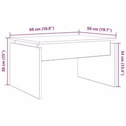 VidaXL 856629 coffee/side/end table - Additional view 8