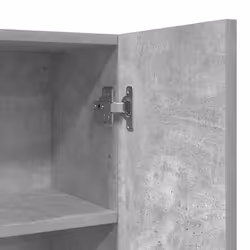 vidaXL Washing Machine Cabinet Bathroom Cabinet Laundry Cupboard Concrete Grey - Additional view 7