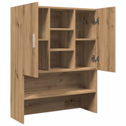 vidaXL Washing Machine Cabinet Bathroom Cupboard Laundry Shelf Storage Rack - artisan oak - Additional view 6