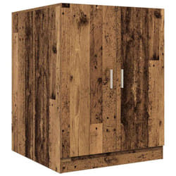 vidaXL Washing Machine Cabinet Bathroom Laundry Room Cupboard Storage Rack - old wood