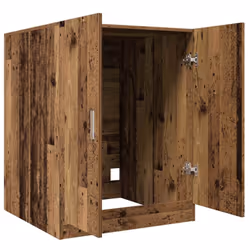 vidaXL Washing Machine Cabinet Bathroom Laundry Room Cupboard Storage Rack - old wood - Additional view 6