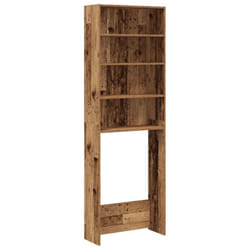 vidaXL Washing Machine Cabinet Laundry Room Rack Storage Washing Cupboard - old wood