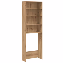 vidaXL Washing Machine Cabinet Laundry Room Rack Storage Washing Cupboard - artisan oak