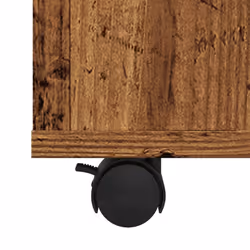 vidaXL Rolling Cabinet Drawer Cabinet Filing Storage Cabinet Engineered Wood - old wood - Additional view 7