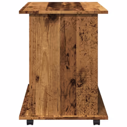 vidaXL Rolling Cabinet Office Side Table Hall Drawer Cabinet Engineered Wood - old wood - Additional view 5