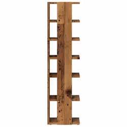 vidaXL Shoe Cabinet Household Storage Shelf Shoe Cupboard Engineered Wood - old wood, 1 pcs - Additional view 4