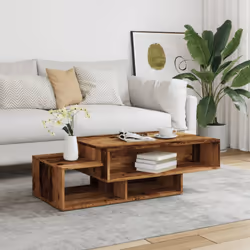 vidaXL Coffee Table Hall End Table Tea Side Table Old Wood Engineered Wood