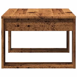 vidaXL Side Table Hall Accent Table Couch Coffee Sofa Table Engineered Wood - old wood - Additional view 4