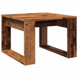 vidaXL Side Table Hall Accent Table Couch Coffee Sofa Table Engineered Wood - old wood - Additional view 5