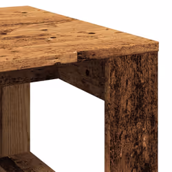 vidaXL Side Table Hall Accent Table Couch Coffee Sofa Table Engineered Wood - old wood - Additional view 6