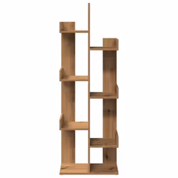 vidaXL Book Cabinet Artisan Oak 48x25.5x140 cm Engineered Wood bookshelf - Additional view 3