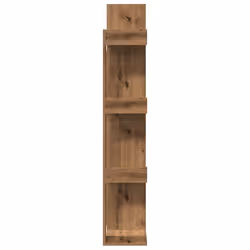 vidaXL Book Cabinet Artisan Oak 48x25.5x140 cm Engineered Wood bookshelf - Additional view 4