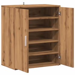 vidaXL Shoe Cabinet Shoe Storage Rack Organiser Shoe Cupboard Engineered Wood - artisan oak - Additional view 8