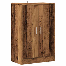 vidaXL Shoe Bench Hallway Bench Seat Shoe Organiser Shoe Rack Engineered Wood - old wood