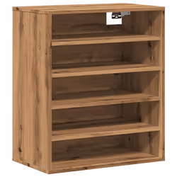 vidaXL Shoe Cabinet Shoe Storage Rack Organiser Shoe Cupboard Engineered Wood - artisan oak - Additional view 7