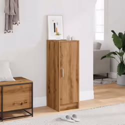 vidaXL Shoe Cabinet Engineered Wood Shoe Storage Shelf Rack Set Multi Colours - artisan oak - Additional view 2
