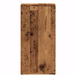 vidaXL 1/2x Shoe Bench Chipboard Shoe Organiser Rack Hall Bench Multi Colours - old wood, 1 pcs - Additional view 4