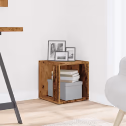 vidaXL Side Table Hallway End Sofa Table Coffee Couch Table Engineered Wood - old wood