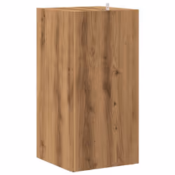 vidaXL Corner Cabinet Rack Standing Shelf Storage Cabinet Engineered Wood - artisan oak, 33 x 33 x 67 cm - Additional view 4