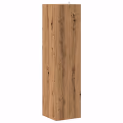 vidaXL Corner Cabinet Rack Standing Shelf Storage Cabinet Engineered Wood - artisan oak, 33 x 33 x 132 cm - Additional view 4
