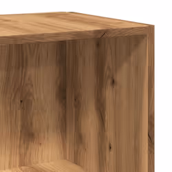 vidaXL Corner Cabinet Rack Standing Shelf Storage Cabinet Engineered Wood - artisan oak, 33 x 33 x 132 cm - Additional view 5