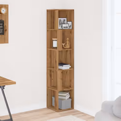 vidaXL Corner Cabinet Artisan Oak 33x33x165 cm Engineered Wood corner shelf - Additional view 2