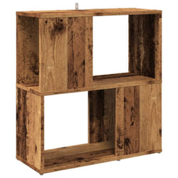 vidaXL Book Cabinet Highboard Book Rack Display Storage Shelf Engineered wood - old wood
