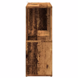 vidaXL Book Cabinet Highboard Book Rack Display Storage Shelf Engineered wood - old wood - Additional view 4