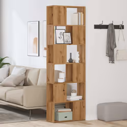 vidaXL Book Cabinet/Room Divider Artisian Oak 60x24x186 cm room divider - Additional view 2