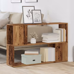 vidaXL Book Cabinet Old Wood 100x24x63 cm Engineered Wood bookcase - Additional view 2