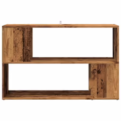 vidaXL Book Cabinet Old Wood 100x24x63 cm Engineered Wood bookcase - Additional view 3