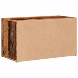 vidaXL Hall Bench 80x40x45 cm Old Wood Engineered Wood box bench - Additional view 5