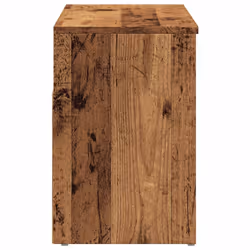 vidaXL Shoe Bench Hallway Bench Seat Shoe Organiser Shoe Rack Engineered Wood - old wood - Additional view 4