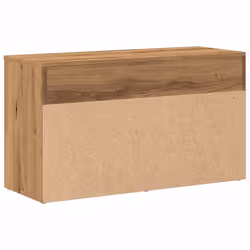 vidaXL Shoe Bench Hallway Bench Seat Shoe Organiser Shoe Rack Engineered Wood - artisan oak - Additional view 5