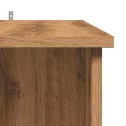 vidaXL Bar Table with Shelf Bar High Table Bistro Pub Table Engineered Wood - artisan oak - Additional view 6