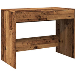vidaXL Desk Home Office Working Writing Table Computer Desk Engineered Wood - old wood
