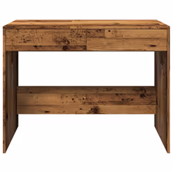 vidaXL Desk Home Office Working Writing Table Computer Desk Engineered Wood - old wood - Additional view 4