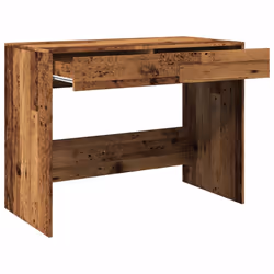 vidaXL Desk Home Office Working Writing Table Computer Desk Engineered Wood - old wood - Additional view 7