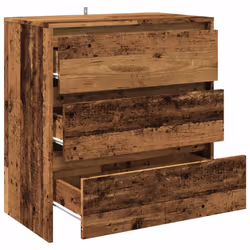 vidaXL Sideboard Storage Cupboard Cabinet Buffet Highboard Engineered Wood - old wood - Additional view 6